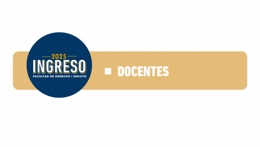 imagen Convocatoria | Docente del Curso de Ingreso - Abogacía 2025