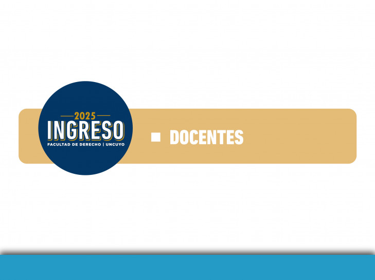 imagen Convocatoria | Docente del Curso de Ingreso - Abogacía 2025