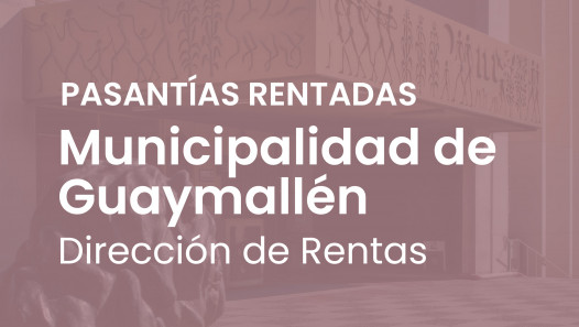 imagen Convocatoria a Pasantías Educativas Rentadas en la Municipalidad de Guaymallén
