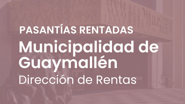 imagen Convocatoria a Pasantías Educativas Rentadas en la Municipalidad de Guaymallén