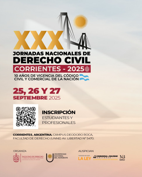 imagen XXX Jornadas Nacionales de Derecho Civil
