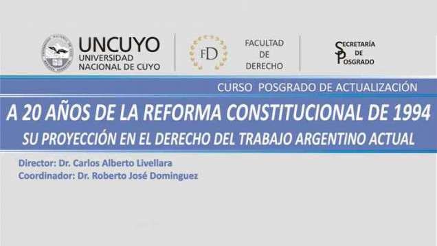 imagen A 20 años de la Reforma Constitucional de 1994: Su proyección en el Derecho del Trabajo Argentino Actual