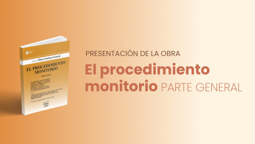 imagen Presentación del libro "El procedimiento monitorio" Parte General