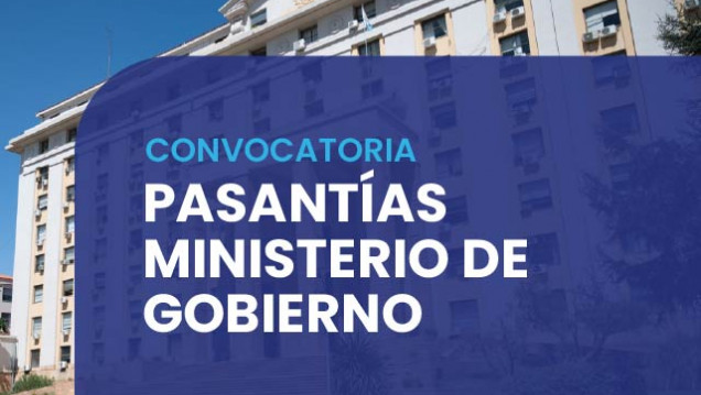 imagen Convocatoria a pasantías educativas rentadas en el Gobierno de la Provincia de Mendoza en el Ministerio de Gobierno, Infraestructura y Desarrollo Territorial