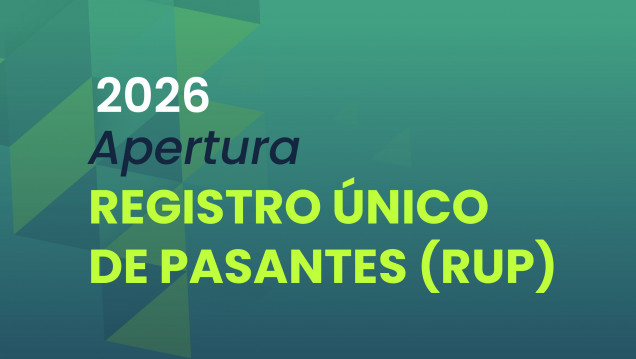imagen Apertura Registro Único de Pasantes (RUP) 2026