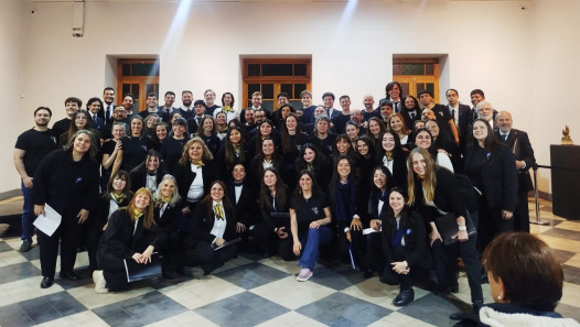 imagen El canto coral reunió a las comunidades universitarias de Mendoza y Bariloche