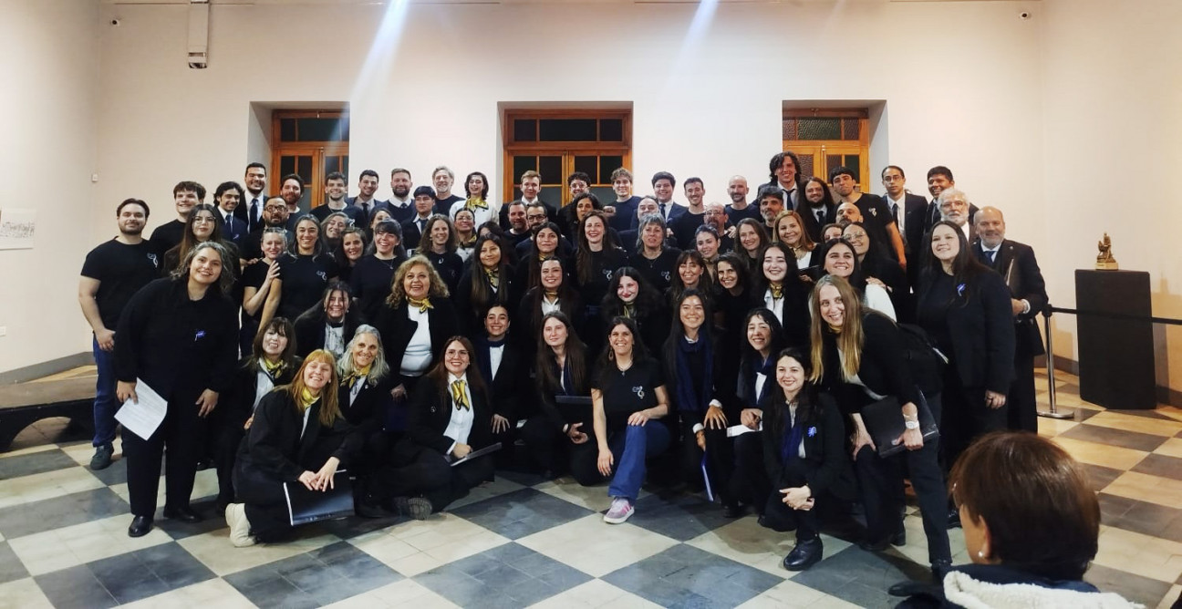 imagen El canto coral reunió a las comunidades universitarias de Mendoza y Bariloche