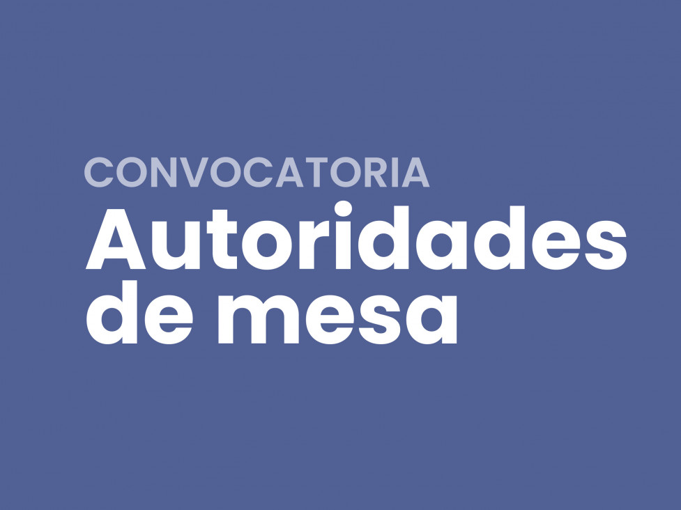 imagen Se encuentran abiertas las inscripciones para ser Autoridad de Mesa en las próximas elecciones