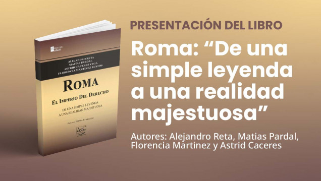 imagen Presentación del libro "Roma: El imperio del Derecho"