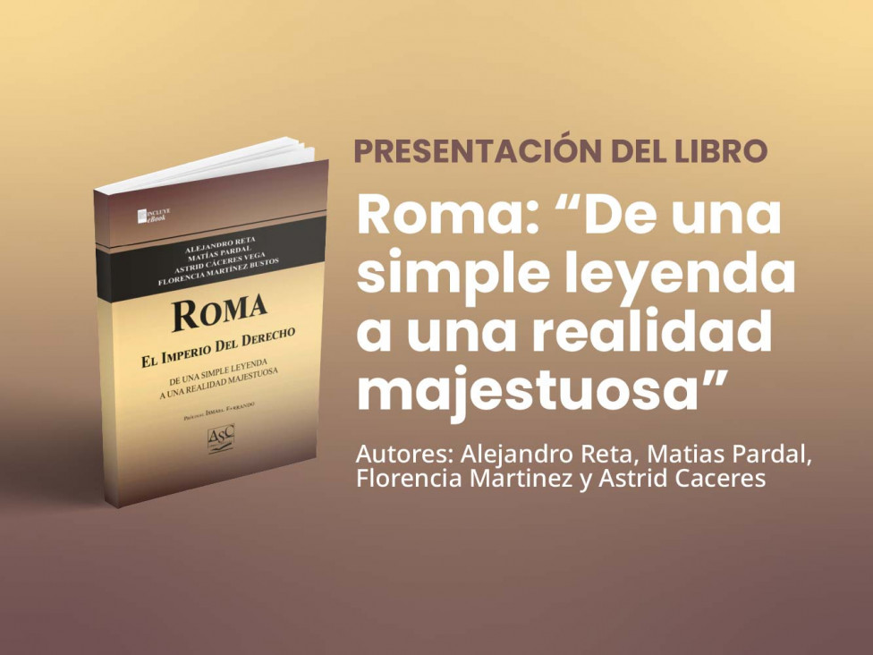imagen Presentación del libro "Roma: El imperio del Derecho"