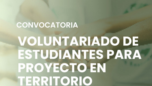 imagen Convocan a estudiantes para que realicen un voluntariado en territorio