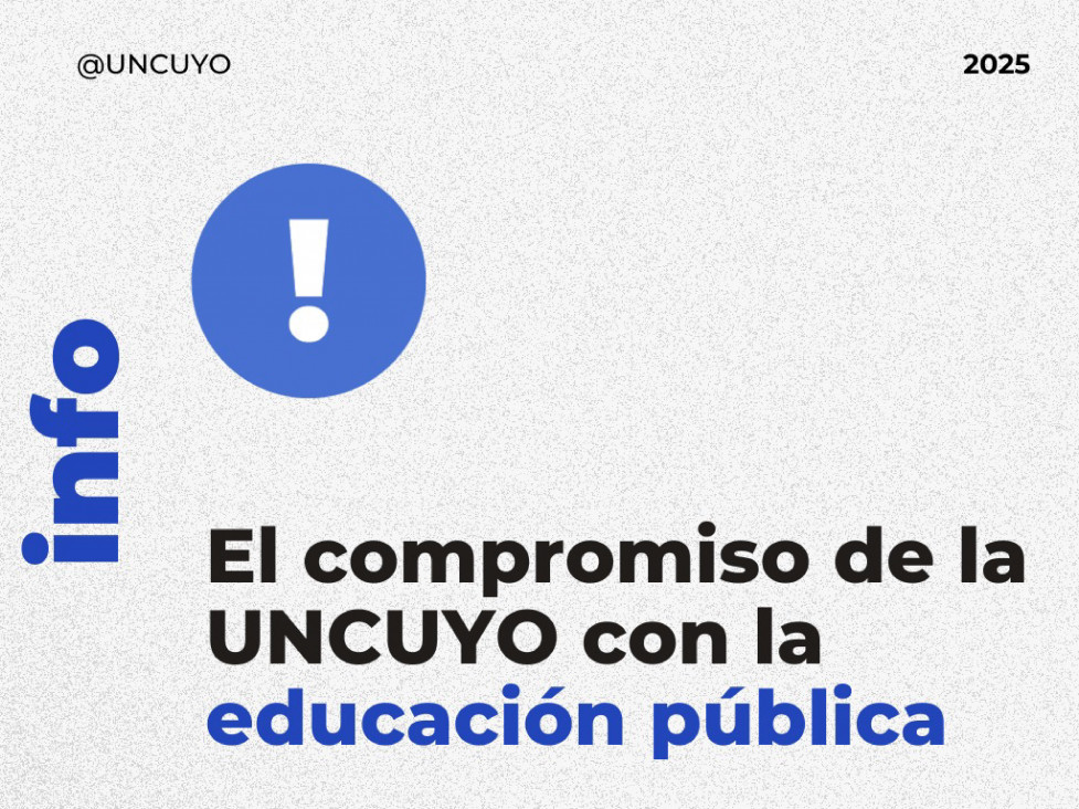 imagen La Universidad Nacional de Cuyo reafirma su compromiso con la sociedad y con la educación pública