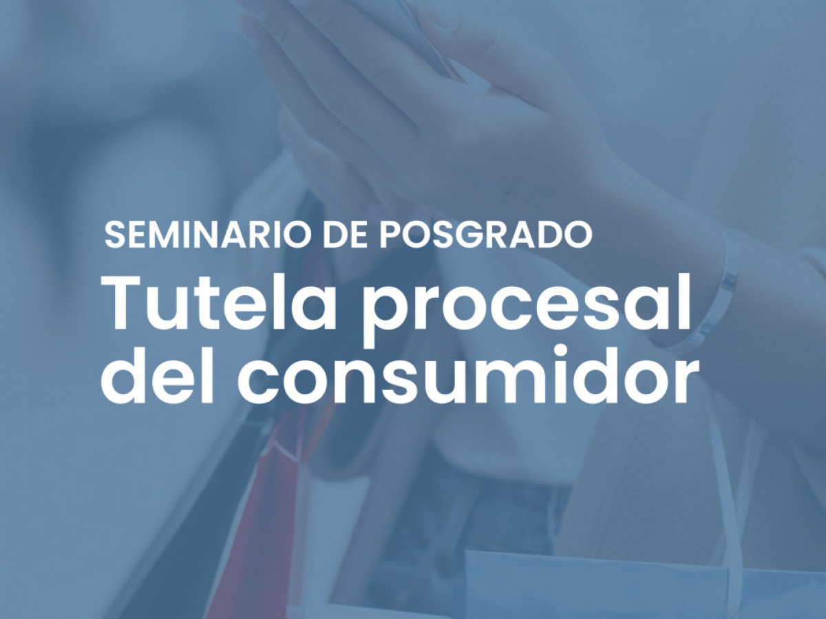 imagen Seminario de Posgrado | Tutela Procesal del Consumidor: 2da Edición