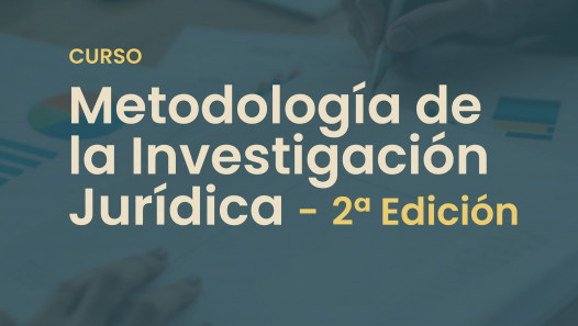 imagen Curso de Metodología de la Investigación Jurídica - 2ª Edición 