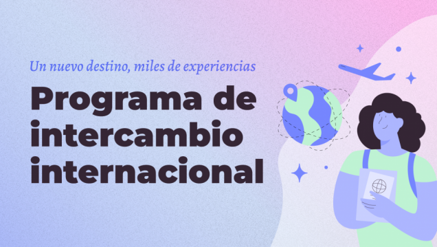 imagen Se abre la Convocatoria de Intercambio Internacional para el 1º semestre 2025