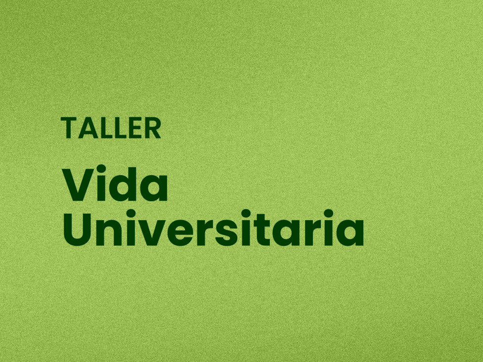 imagen Taller "Vida Universitaria" para estudiantes de primeros años