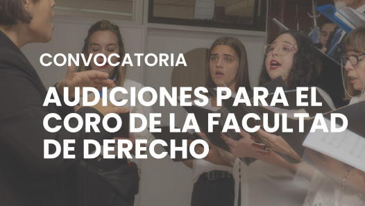imagen Comienzan las audiciones para sumarse al Coro de la Facultad de Derecho 