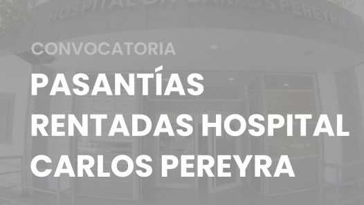 imagen Convocatoria a pasantías rentadas en el Hospital Carlos Pereyra