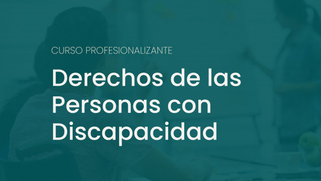 imagen Curso profesionalizante en Derechos de las Personas con Discapacidad