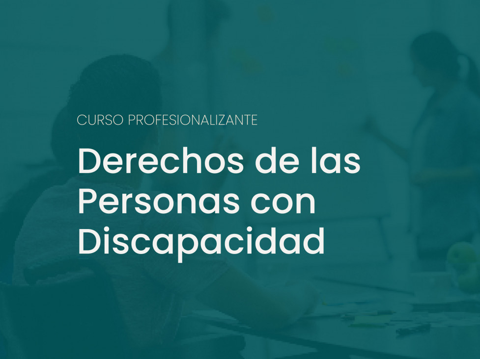 imagen Curso profesionalizante en Derechos de las Personas con Discapacidad