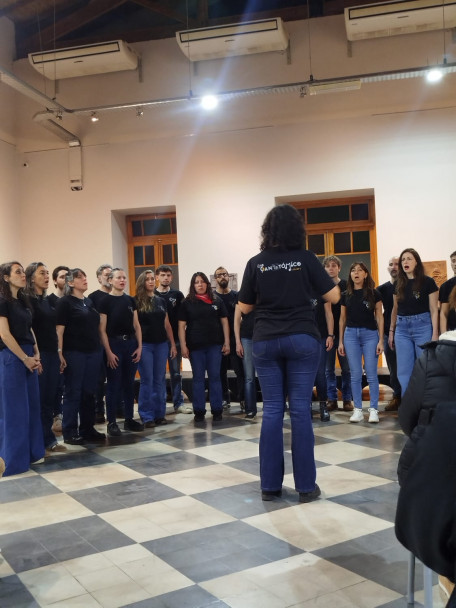imagen El canto coral reunió a las comunidades universitarias de Mendoza y Bariloche