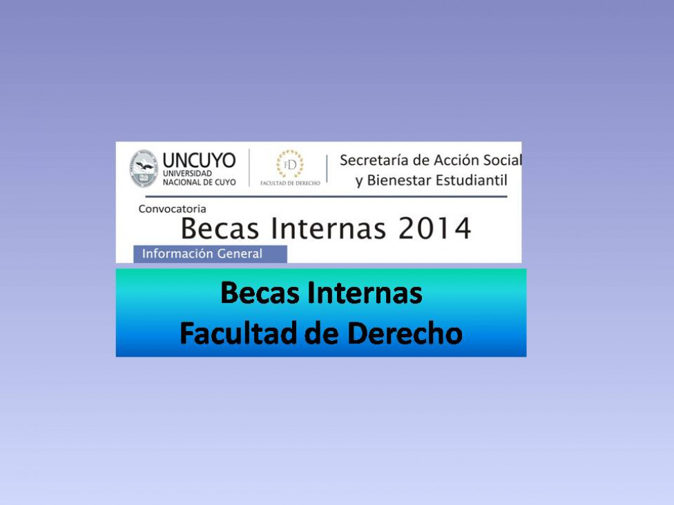 imagen Becas Internas 2014 