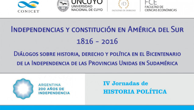 imagen Jornadas por el Bicentenario: Independencia y Constitución en América del Sur 1816-2016