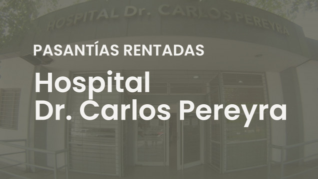 imagen Convocatoria a Pasantías rentadas en el Hospital Dr. Carlos Pereyra