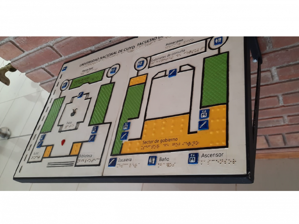 imagen La FD ya cuenta con un nuevo mapa háptico para personas ciegas