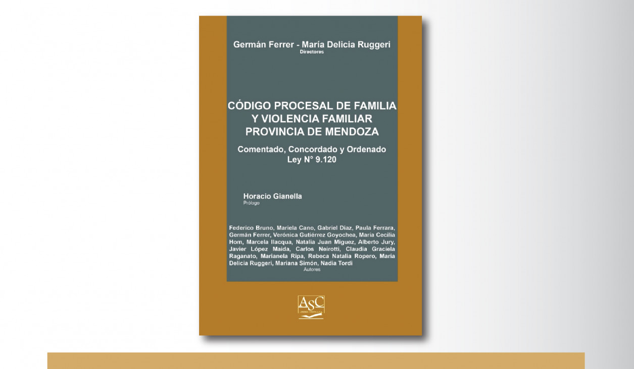 imagen Presentarán el Código Procesal de Familia y Violencia Familiar Ley 9.120 Comentado 