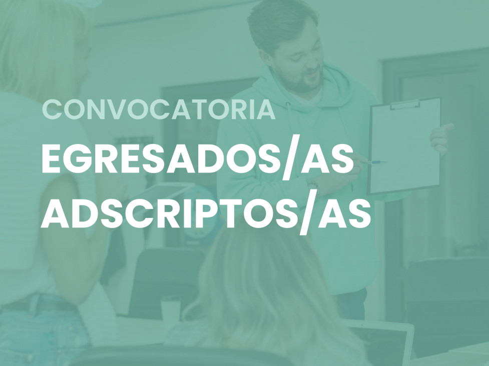 imagen Convocatoria a Egresados/as Adscriptos/as para desempeñarse en el Curso de Ingreso 2027 de Abogacía
