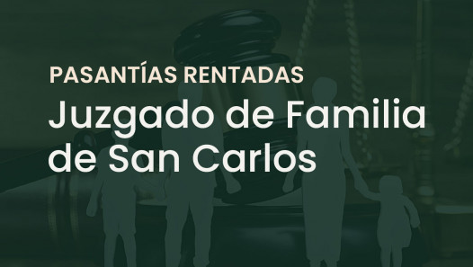 imagen Pasantías rentadas | Juzgado de Familia de San Carlos