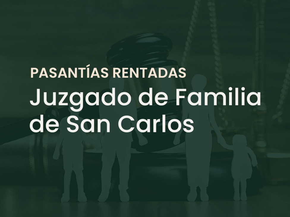 imagen Pasantías rentadas | Juzgado de Familia de San Carlos