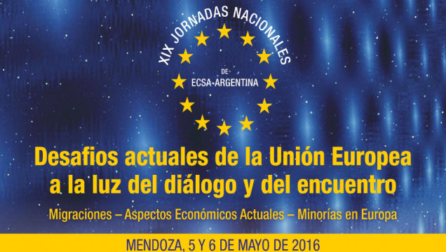 imagen XIX Jornadas Nacionales de ECSA: "Desafios actuales de la Unión Europea a la luz del diálogo y del encuentro"
