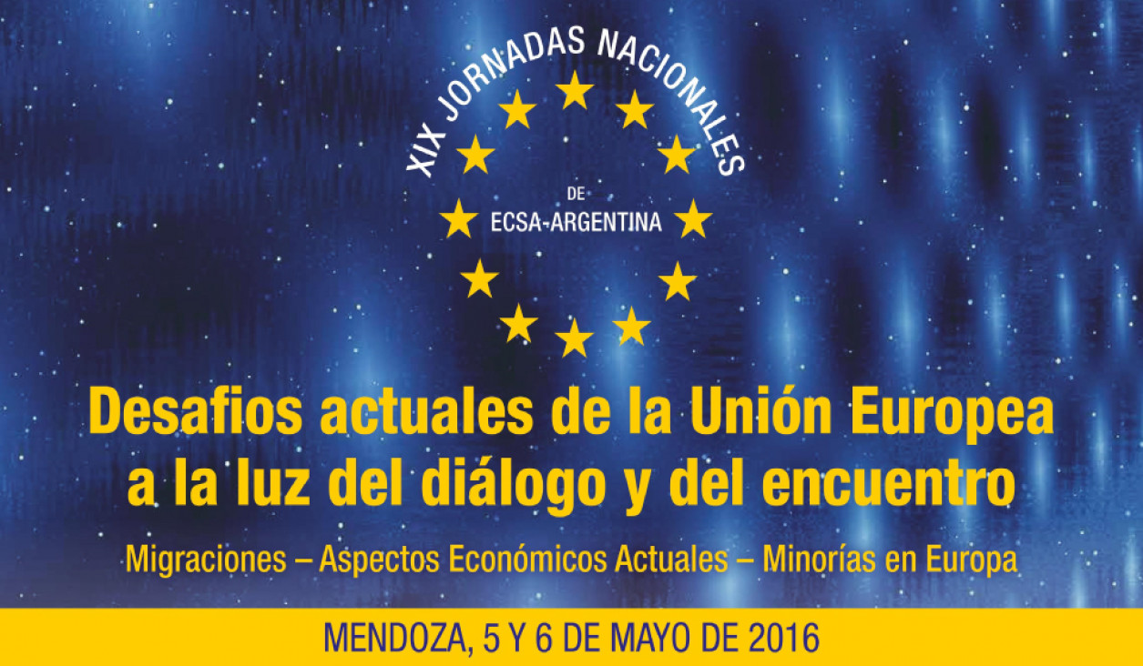 imagen XIX Jornadas Nacionales de ECSA: "Desafios actuales de la Unión Europea a la luz del diálogo y del encuentro"