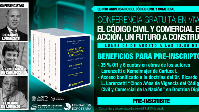 imagen Conferencia "El Código Civil y Comercial en Acción, un Futuro a Construir"