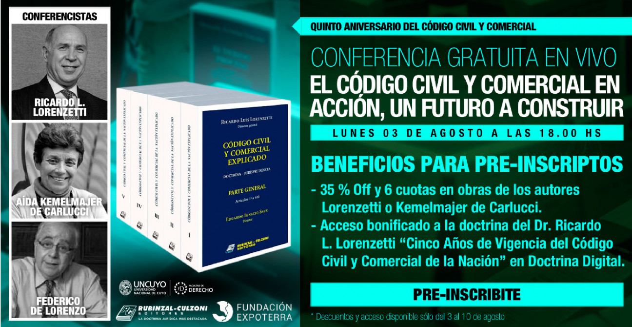 imagen Conferencia "El Código Civil y Comercial en Acción, un Futuro a Construir"