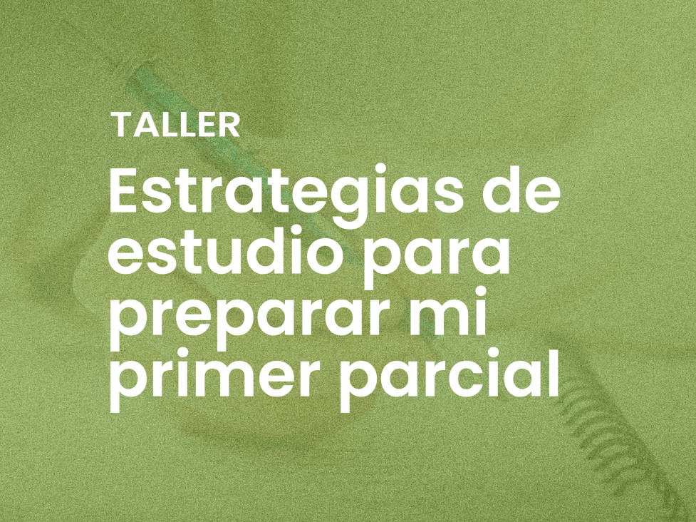 imagen Taller de Estrategias para abordar un examen final