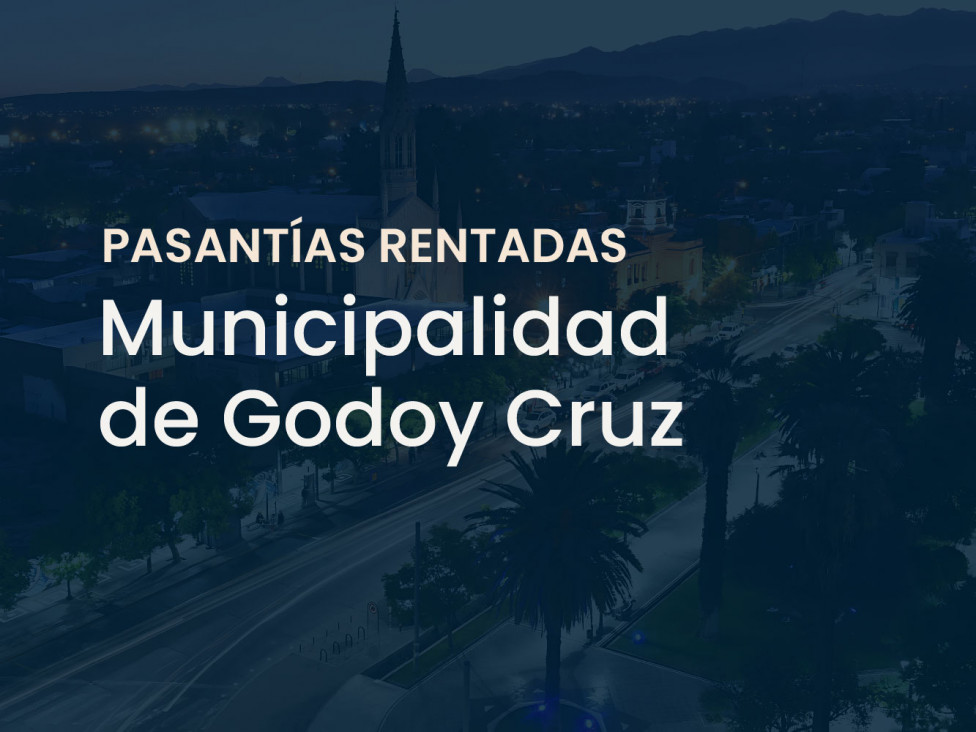 imagen Pasantías rentadas | Municipalidad de Godoy Cruz