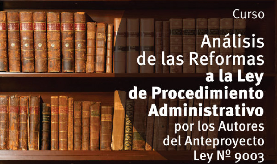 imagen Curso sobre Ley de Procedimiento Administrativo