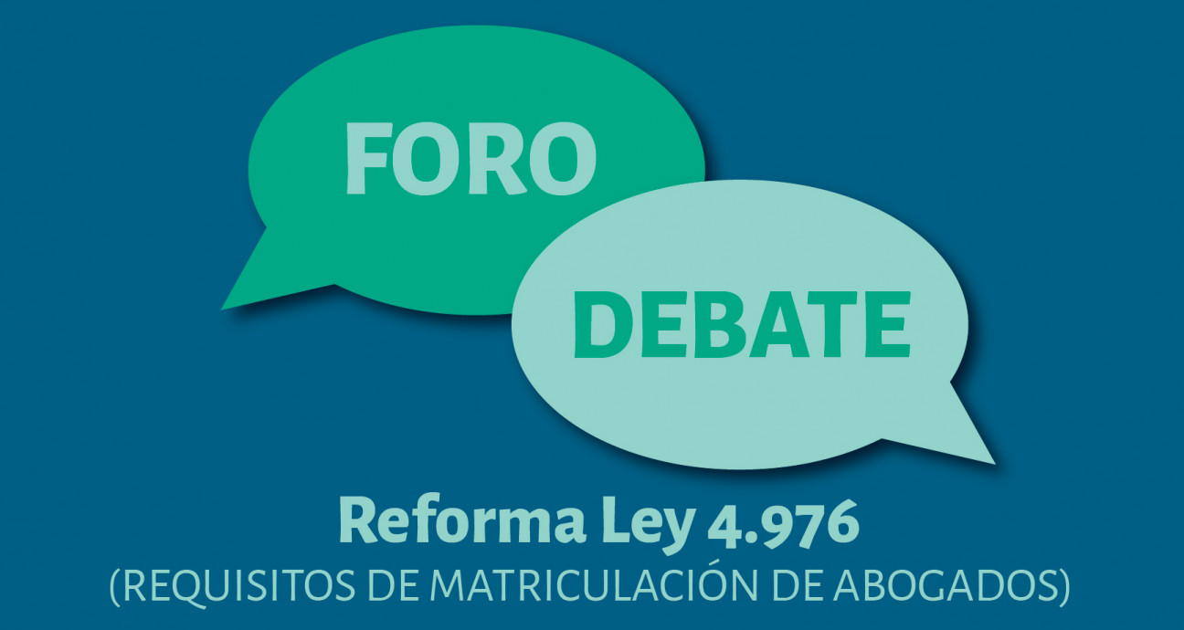 imagen La Facultad de Derecho debatirá el proyecto de reforma a la Ley 4.976