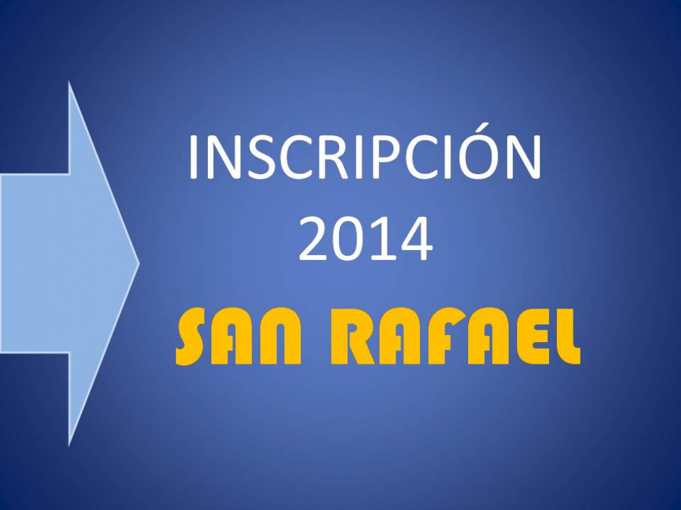 imagen Inscripciones en San Rafael de aspirantes a ingresar en 2014