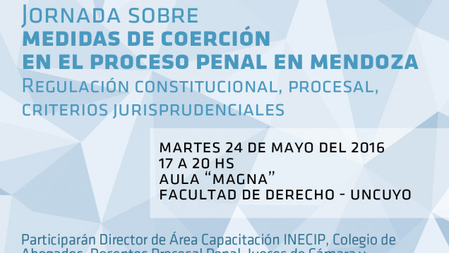 imagen Jornada: Medidas de Coerción en el Proceso Penal de Mendoza