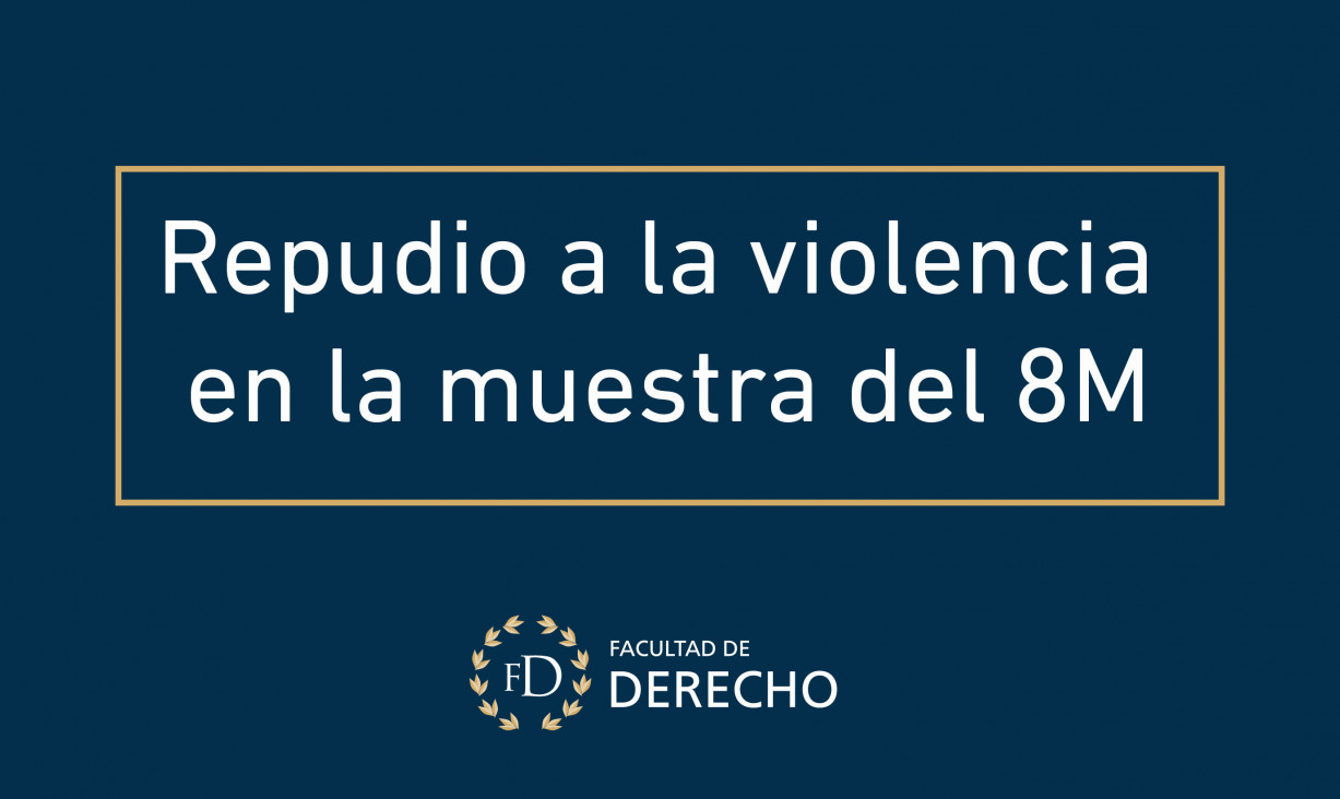 imagen Repudio a la violencia en la muestra del 8M