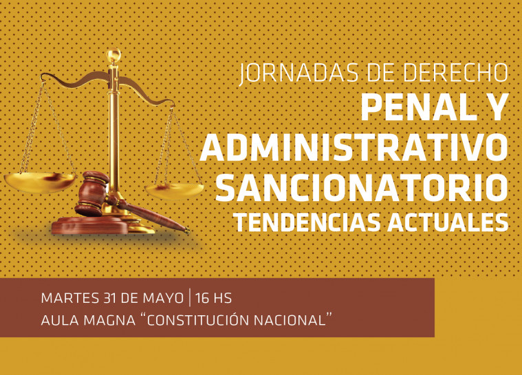 imagen Jornadas de Derecho Penal y Administrativo Sancionatorio (Tendencias Actuales)