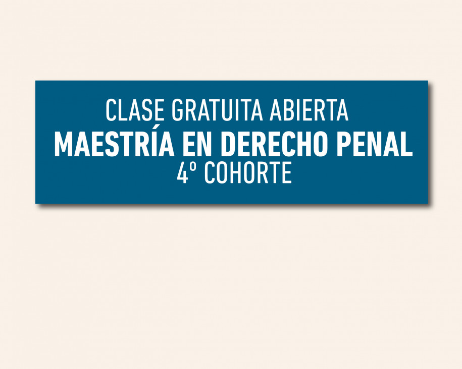 imagen Clase gratuita abierta | ¿Posición de garante en virtud del control sobre personas autorresponsables? Sobre la dogmática de la responsabilidad vertical y horizontal en el ámbito de estructuras empresarias complejas