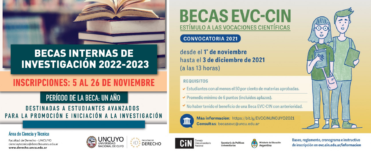 imagen Reunión Informativa sobre las Becas Internas de Investigación y Becas Estimulo a las Vocaciones Científicas