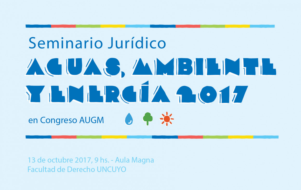 imagen Seminario Jurídico: Agua, Ambiente y Energía 