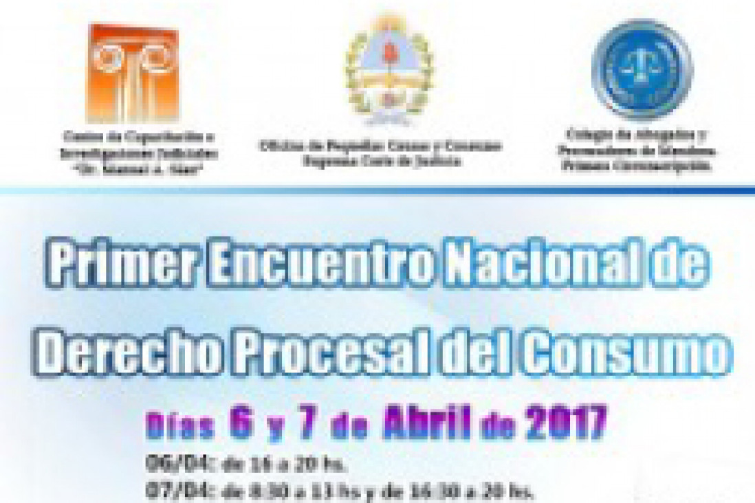 imagen Colegio de Abogados será sede del Primer Encuentro Nacional de Derecho Procesal del Consumo