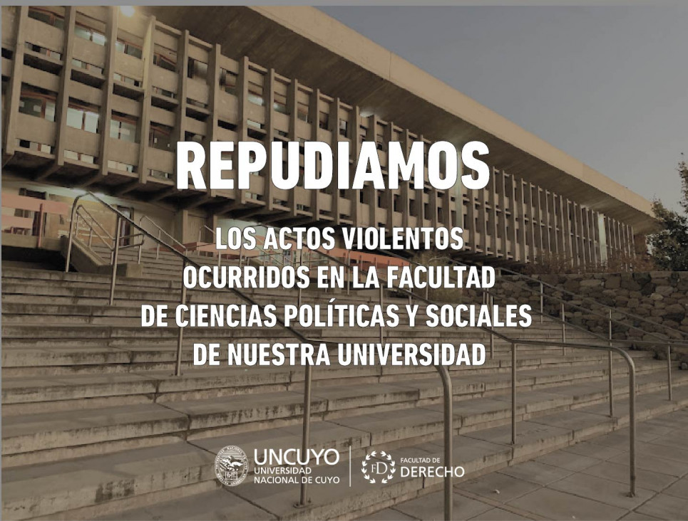 imagen Repudiamos los actos de violencia contra la Facultad de Ciencias Políticas y Sociales